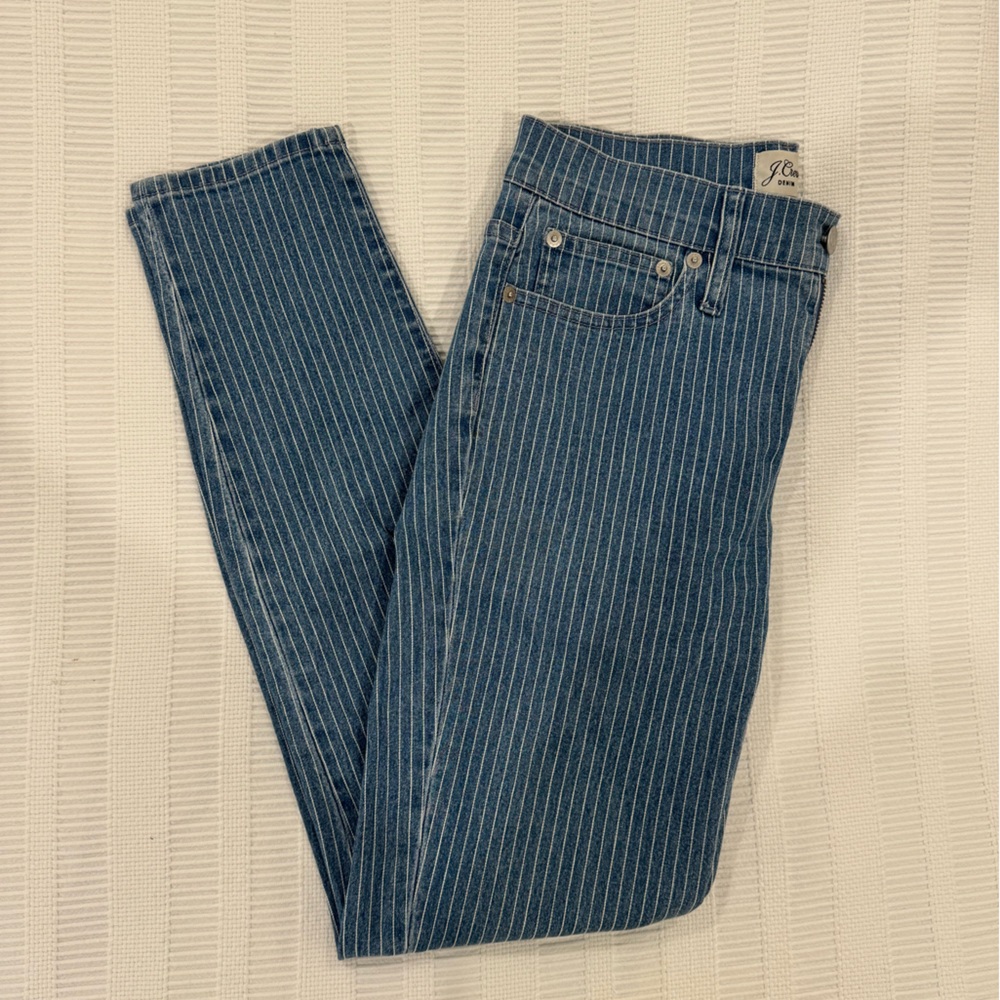 JCREW striped jeans